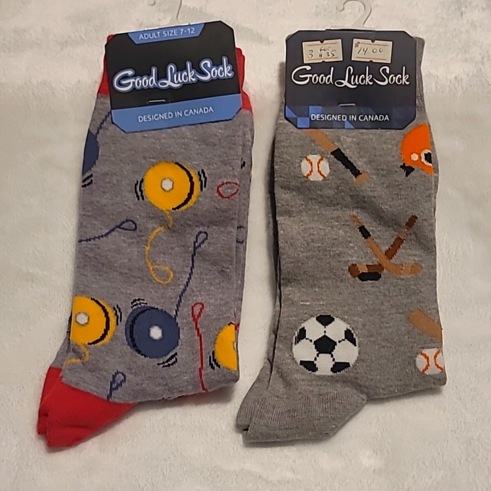 2 Pair, Good Luck Sock brand
